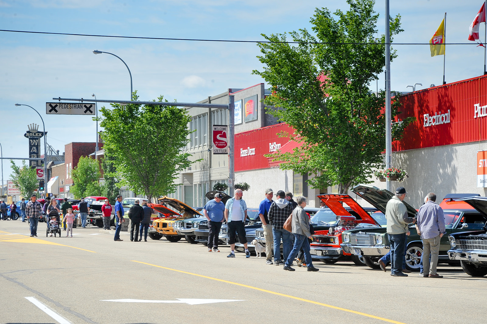 Stettler Show N Shine on north end of main street.