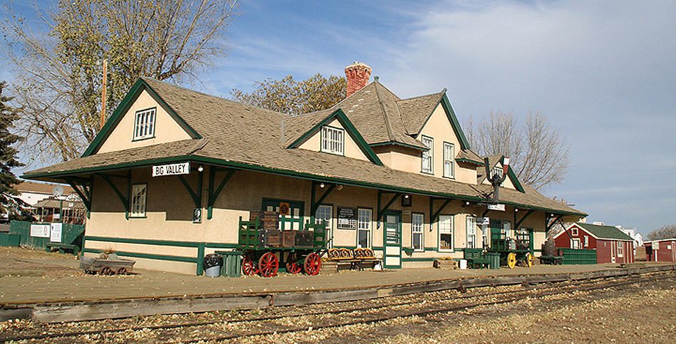 One of the highlights of any Alberta Pairie excursion is spending some time exploring the fully restored 2nd Class station in Big Valley.