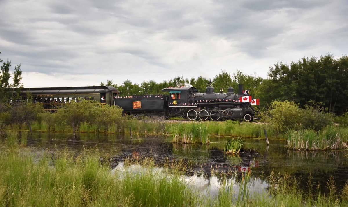 Canada Day Special aboard Alberta Prairie Railway