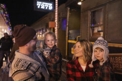 The magical story comes to life as the train departs Stettler, Alberta for a one hour long round-trip journey to the North Pole. Set to the sounds of the motion picture soundtrack, passengers will relive the magic of the story as they are whisked away on THE POLAR EXPRESS™. THE POLAR EXPRESS and all related characters and elements © & ™ Warner Bros. Entertainment Inc. (s24).