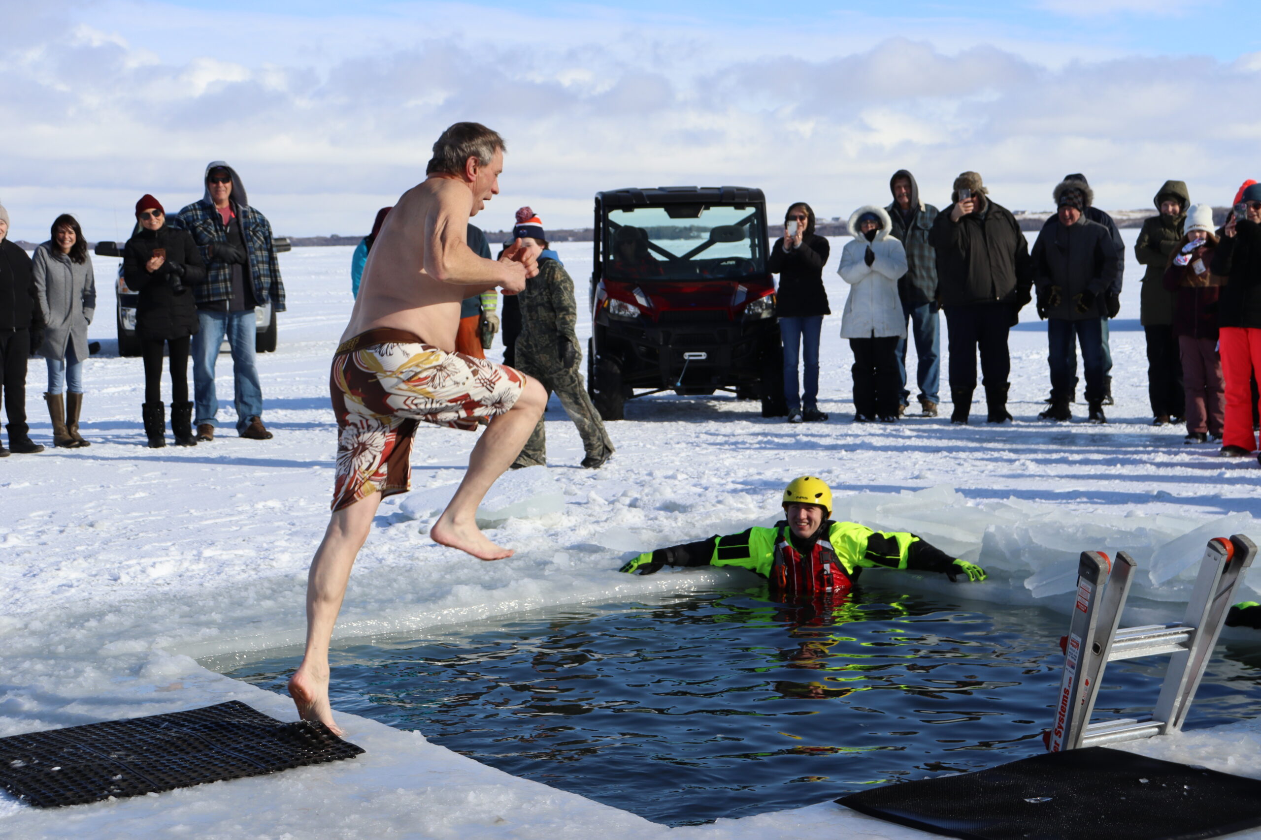 Kevin MacDonald took the plunge last year and this year is leading the charge on the this important fundraiser!