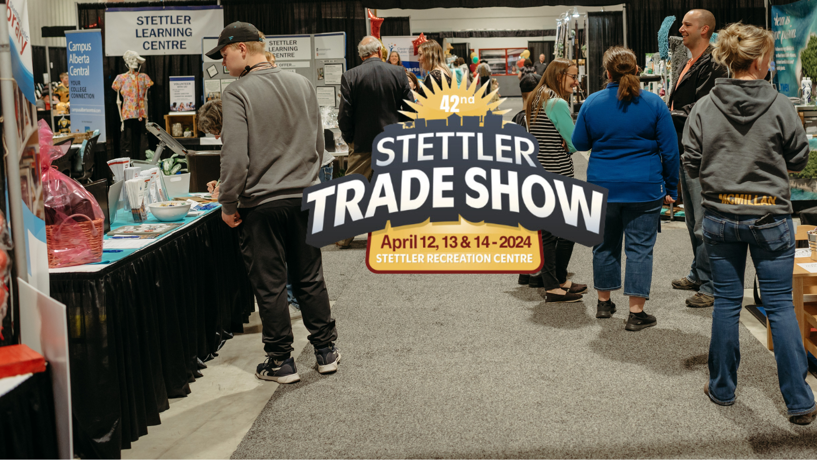 ​For over 40 years, the Stettler Trade Show has offered one stop shopping with family fun for a reasonable price and allows vendors to showcase their products and services to a variety of potential customers.  And we aren't stopping now. Each year the show continues to grow in one way or another making it bigger and better, and there's still more to come! Stop on in and see for yourself why Stettler's Trade Show is one of the best in Central Alberta!