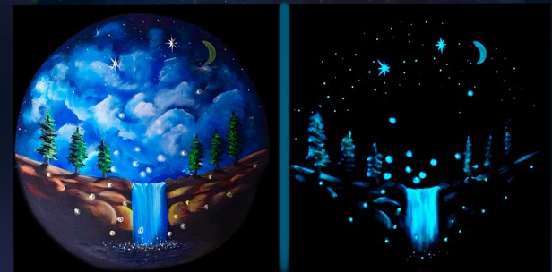 Enjoy a unique paint night creating a fantastic glow in the dark masterpiece with step by step instruction by Amber Jackson! Friday, May 24 beginning at 6:00p.m. Register with the Legion by calling 403-742-2404 or stopping in at 5010 51 St, Stettler.