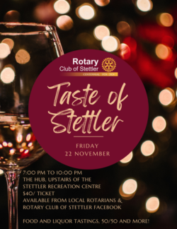 Rotary Club Stettler presents Taste of Stettler!