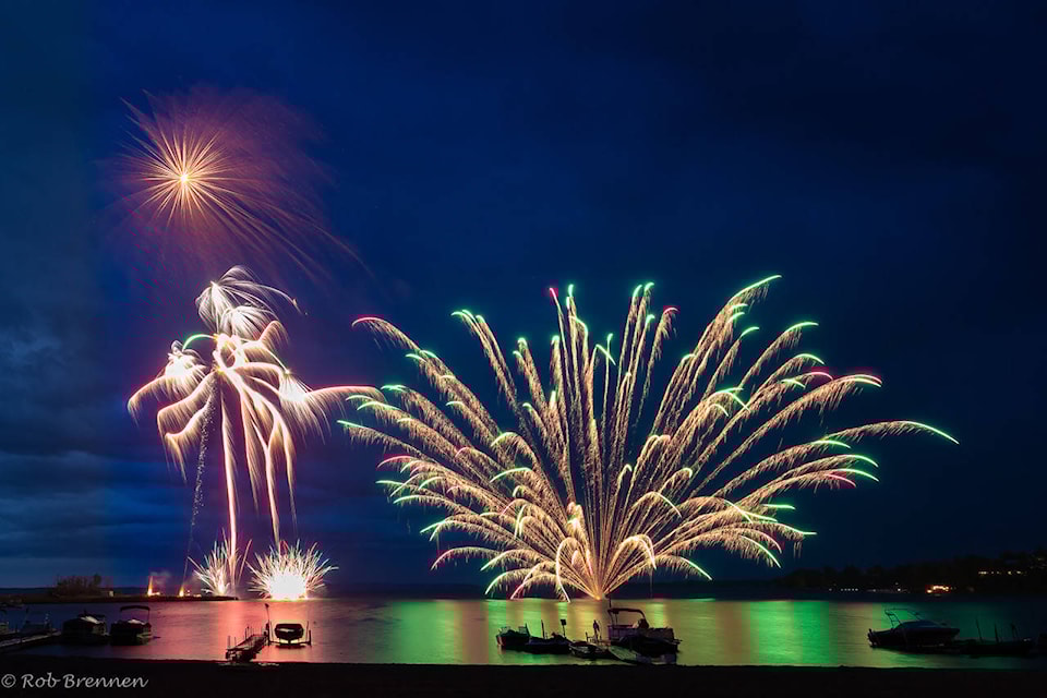 Rochon Sands Fireworks - Photo Credit to Rob Brennan.