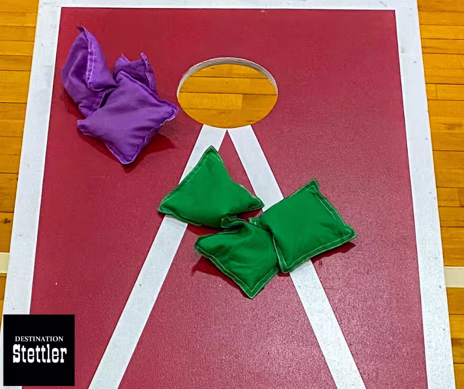 Join the Stettler Legion Branch #59 for a Father's Day Bean Bag Tournament! Sunday, June 21 Registration 12:00p.m. Start 1:00p.m. Entry Fee: $25/person Cash and Prizes! BBQ on site Fun, friendly competition Great day. Great cause Burgers $5 | Smokies/Hotdogs $2