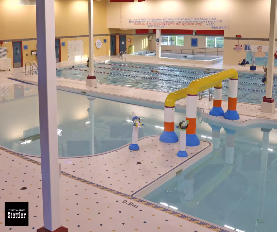 Come celebrate the Stettler Aquatic Centre turning 20 years old! Friday, July  from 1:30 - 3:30p.m. Free Swim plus enjoy hotdogs, cookies and juice after your swim! Free admission! Children less than 9 years old MUST be accompanied by an adult.