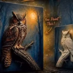 Tuesday, July 28 at 5:30p.m. at Monte Carlo Restaurant $45 per person which includes 12 x 16 canvas and 3D owl and painting supplies along with with step by step instructions.  Paint the background Paint the 3D piece Glue the 3D piece to the canvas Easier than you think! Choose your colours! Family Friendly | Must Book in Advance Call 403-872-9572 to book.